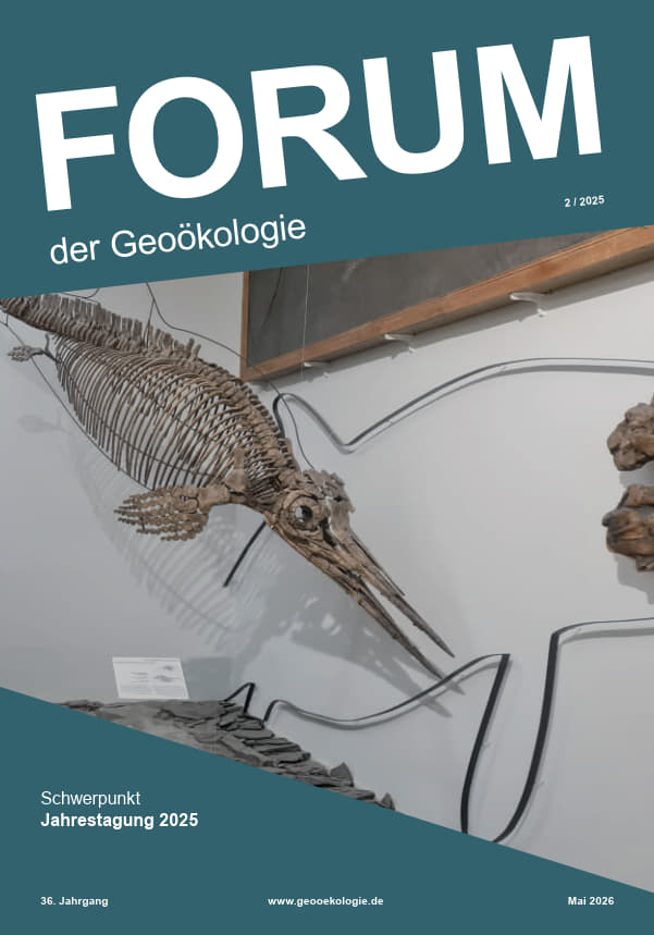 Titelseite des Forum der Geoökolgie 2/2025